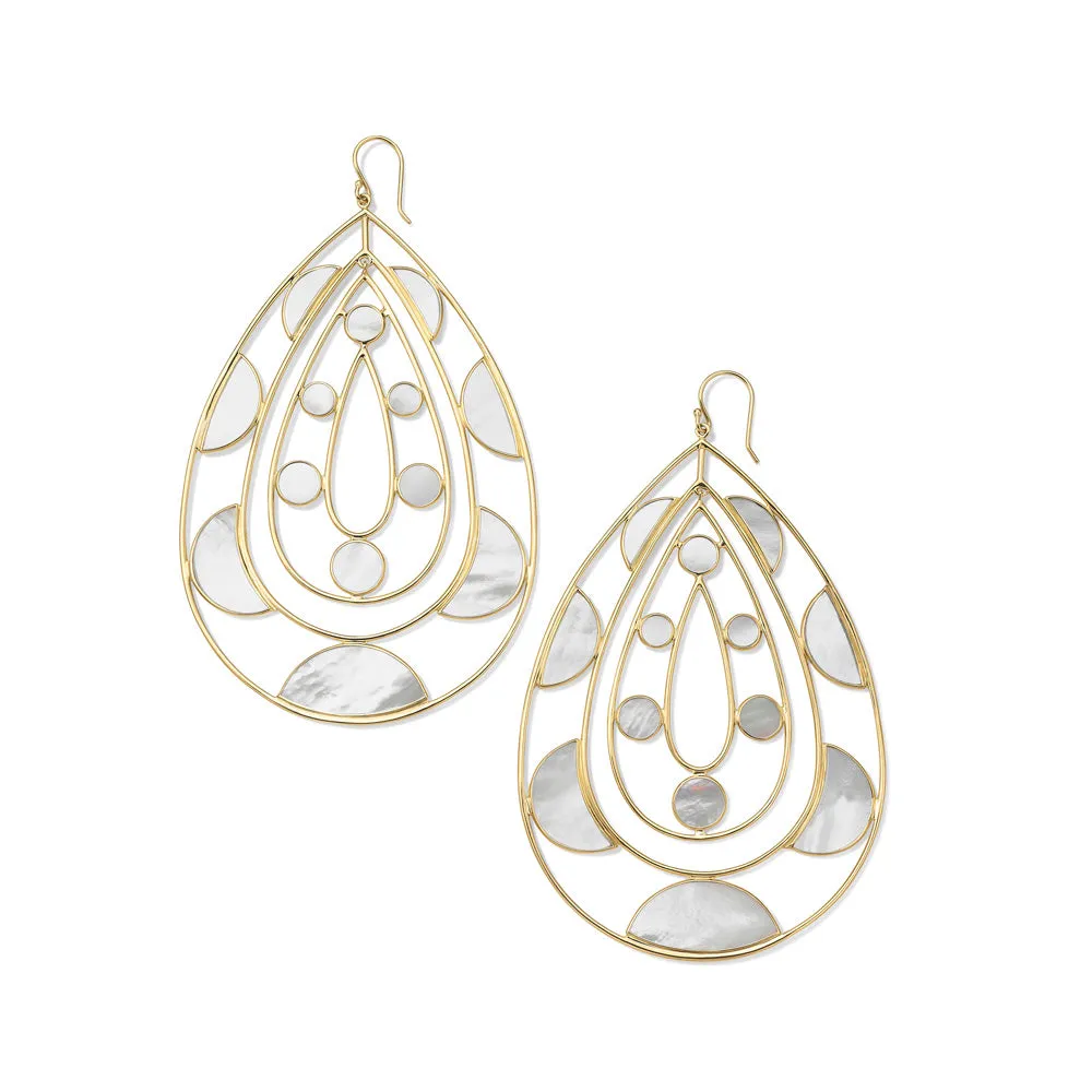 Supersize Tear Drop Earrings with Mother-of-Pearl Slices sold by Ippolita