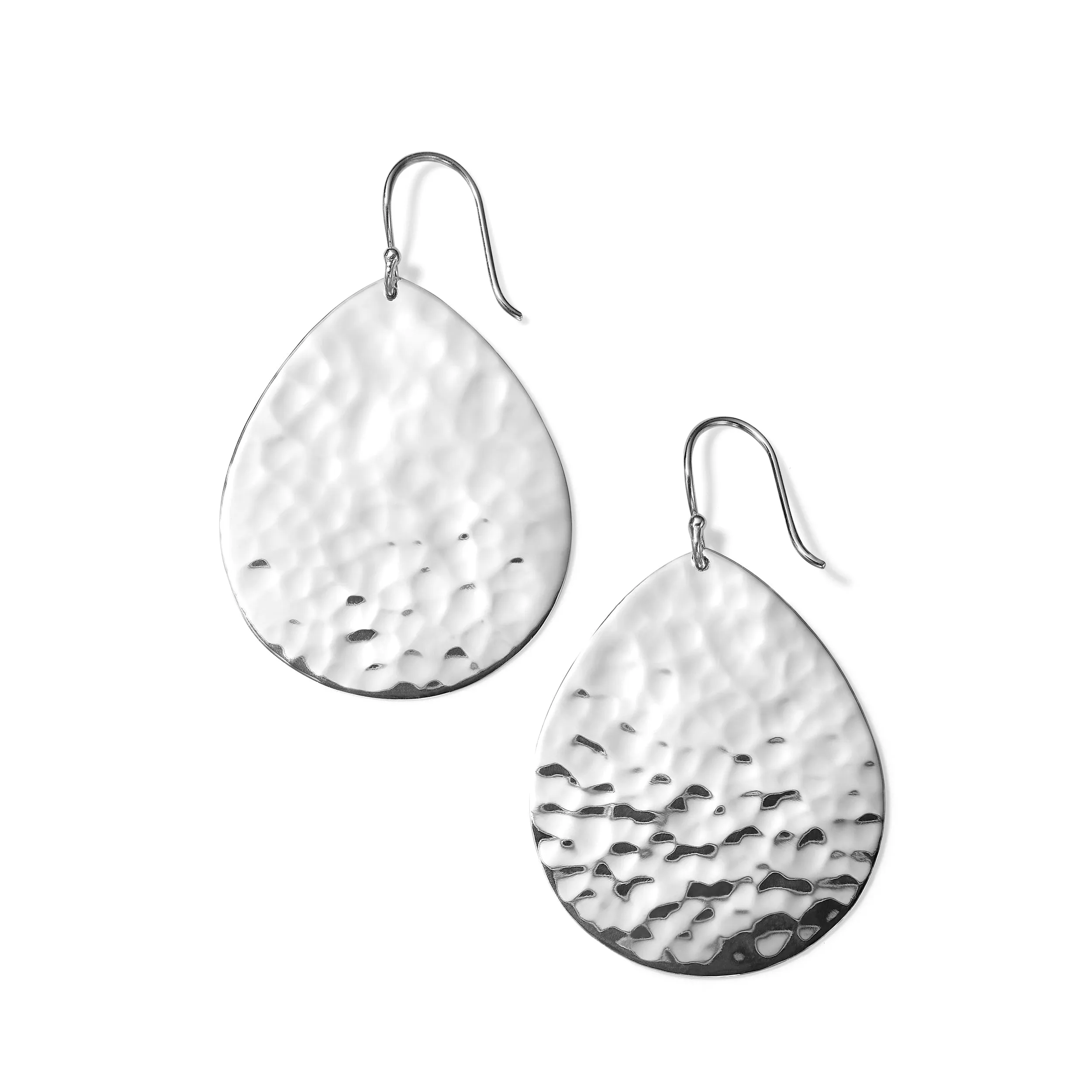Crinkle Medium Teardrop Earrings sold by Ippolita