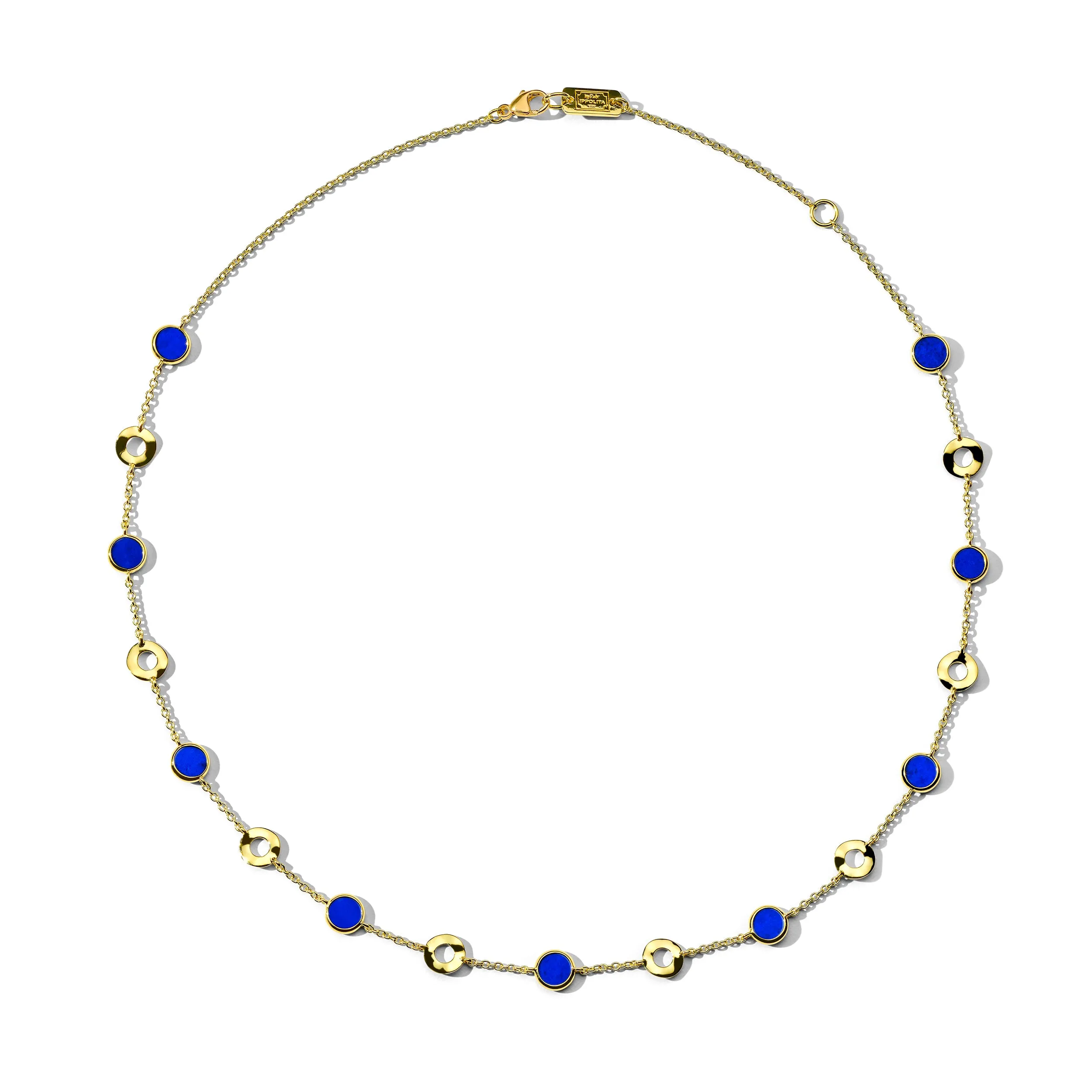 Wavy Disc and Stone Slice Necklace 16-18" sold by Ippolita product image thumbnail 3