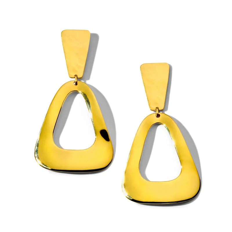 Textured Open Disc Post Earrings sold by Ippolita