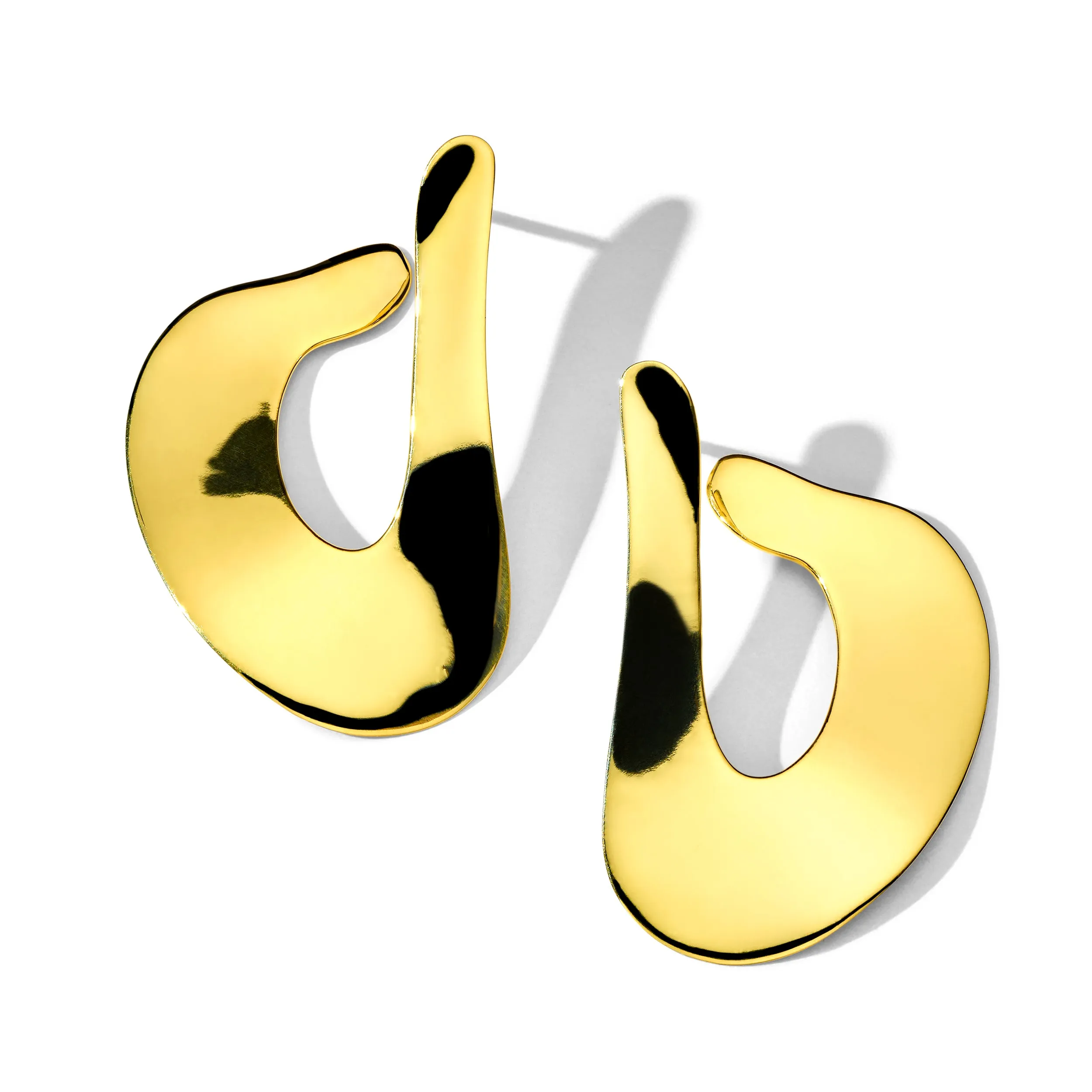 Wavy Organic Disc Post Earrings sold by Ippolita