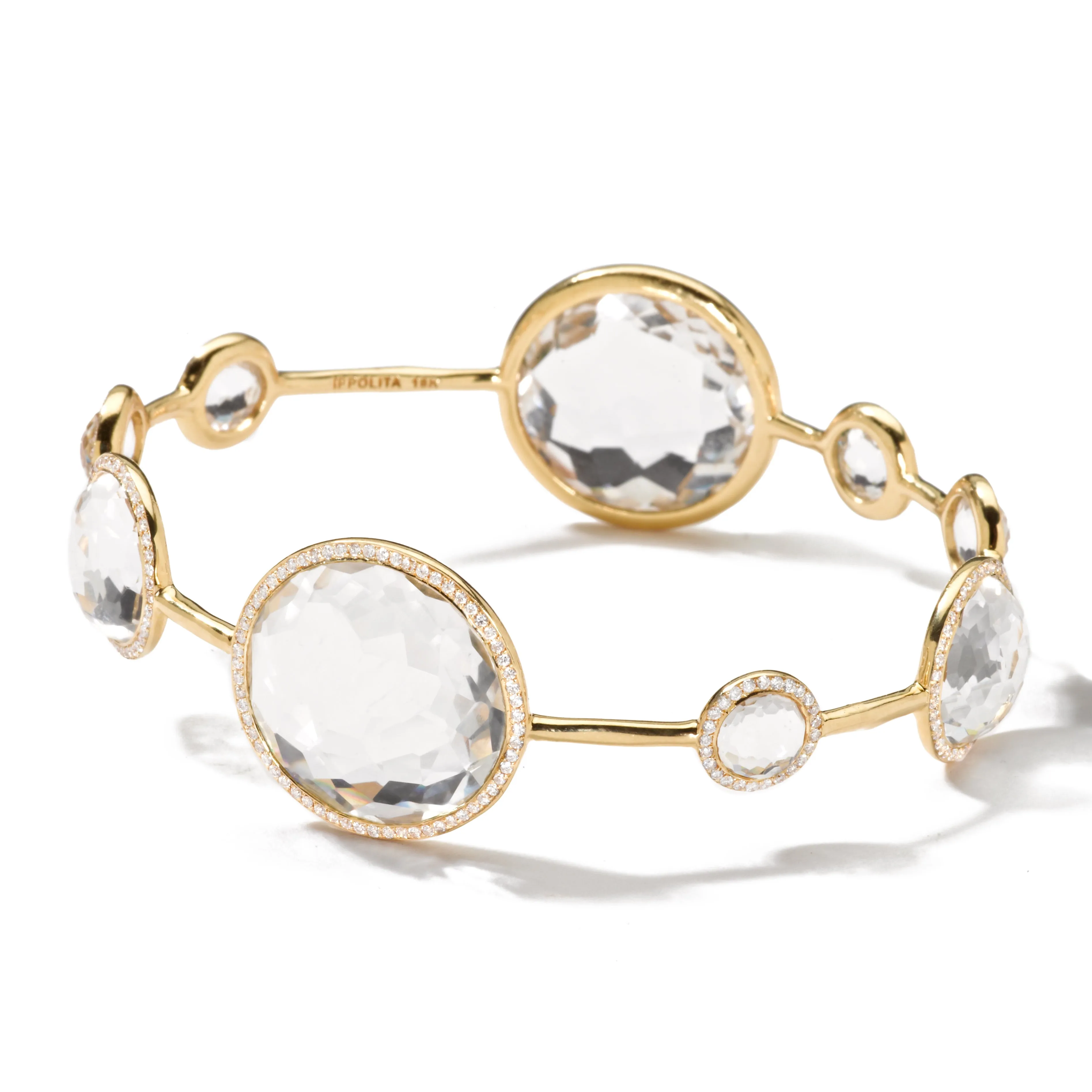 Rock Crystal Bangle Bracelet (1.73 ctw) sold by Ippolita