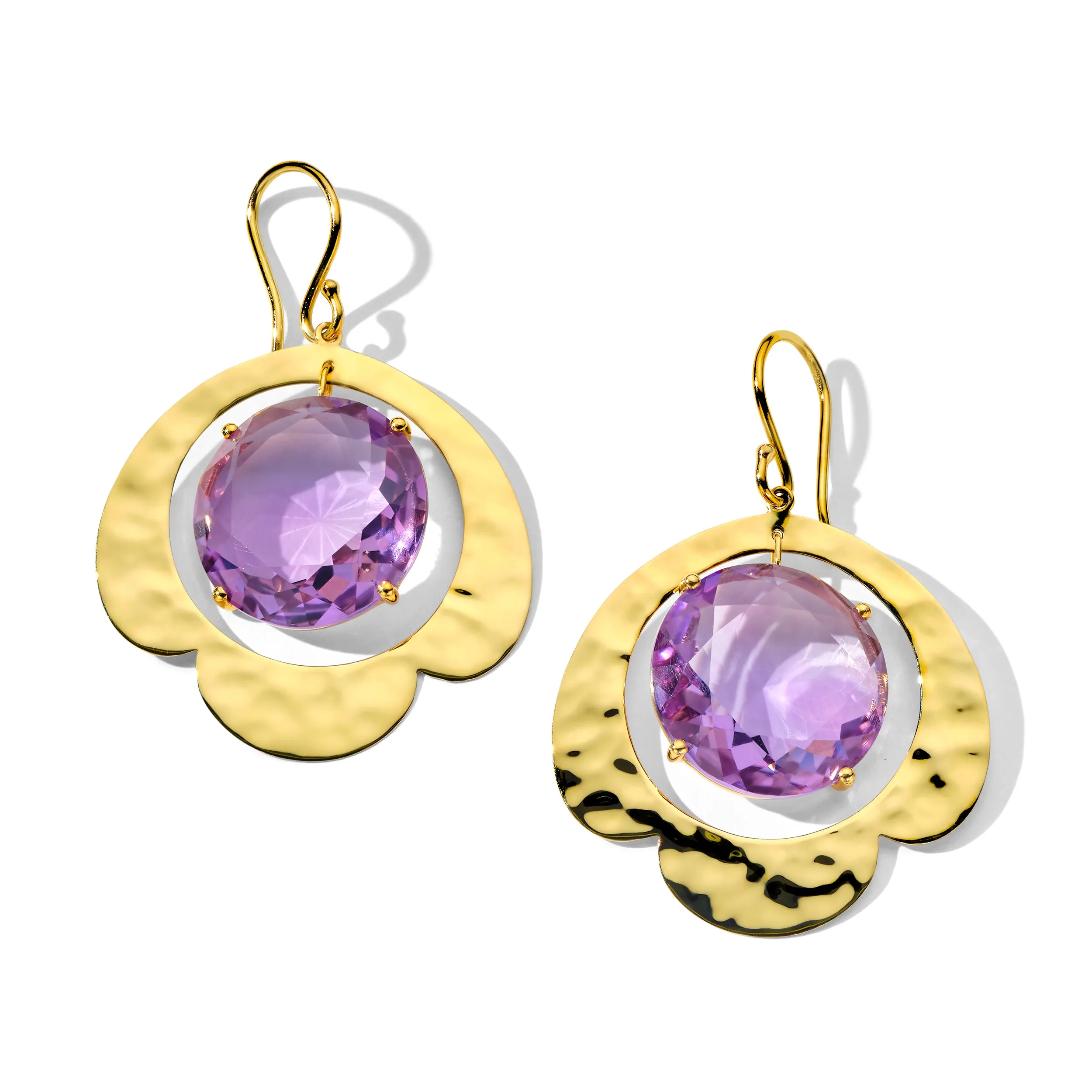 Crinkle Large Round Stone Earrings sold by Ippolita product image thumbnail 2