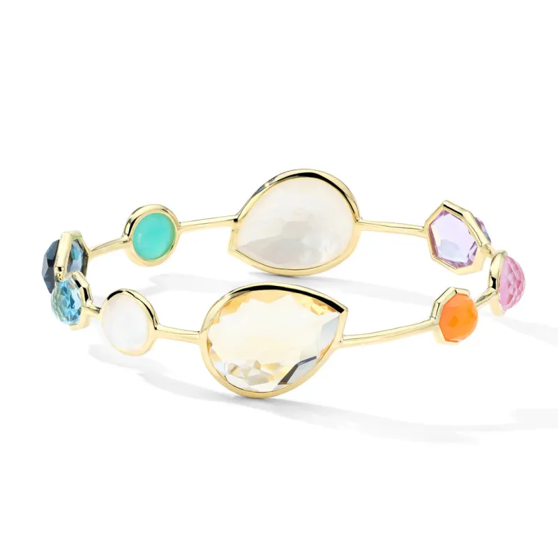 Large Mixed Stone Bangle Bracelet sold by Ippolita