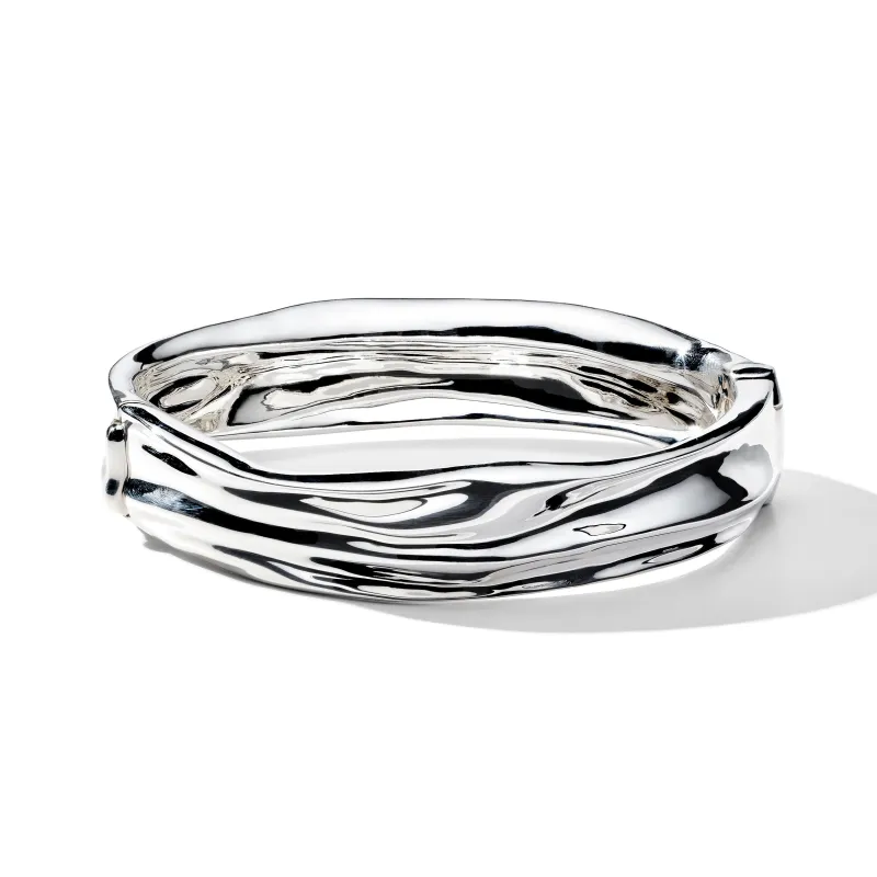 Crush Thin Hinged Bangle sold by Ippolita