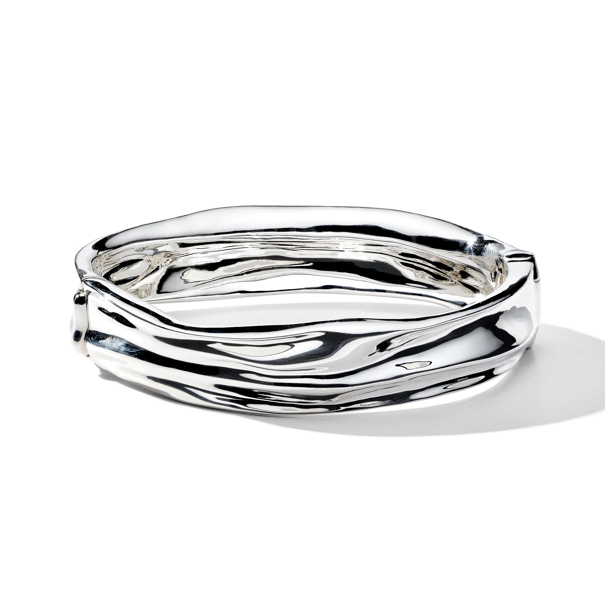Crush Thin Hinged Bangle sold by Ippolita
