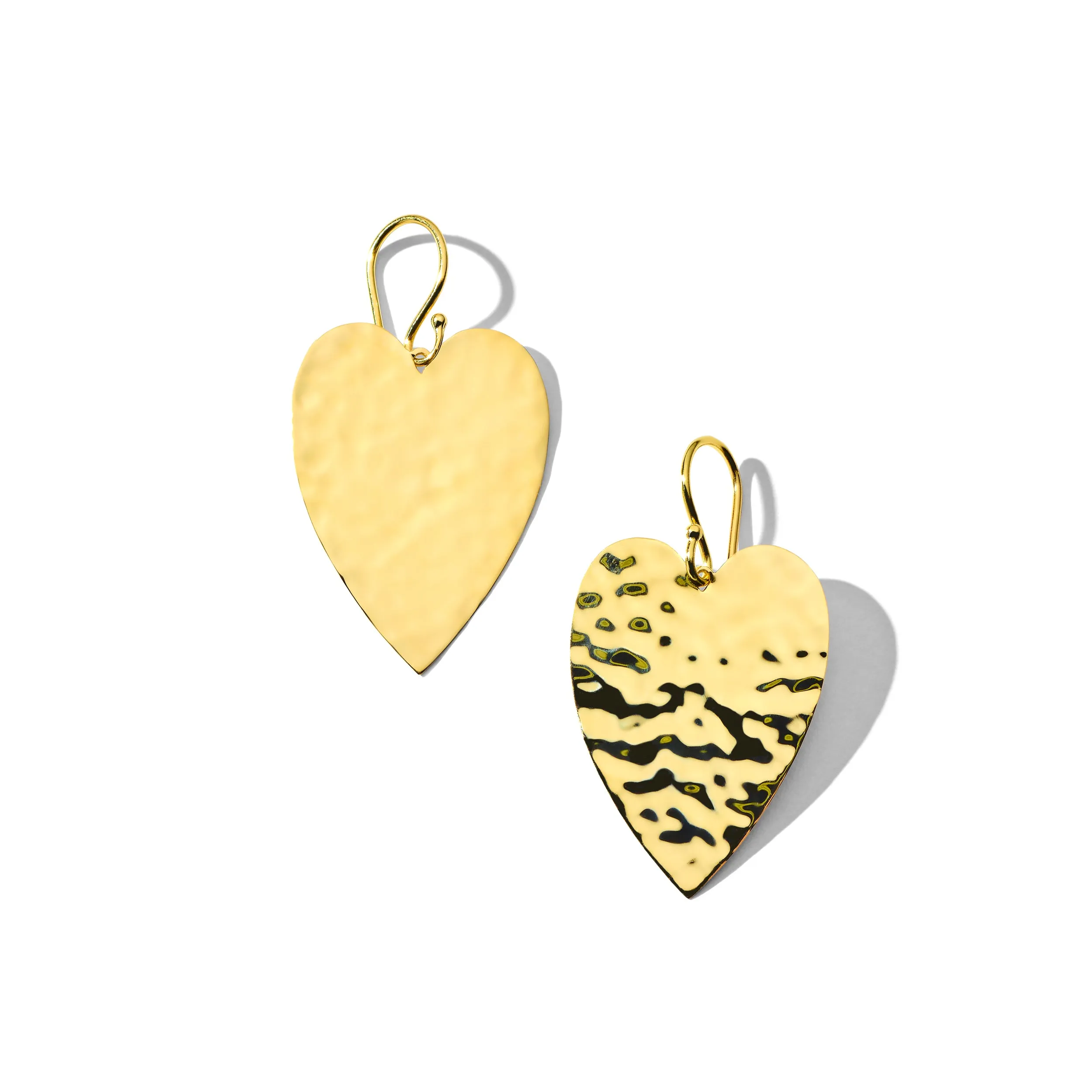 Large Heart Crinkle Earrings sold by Ippolita