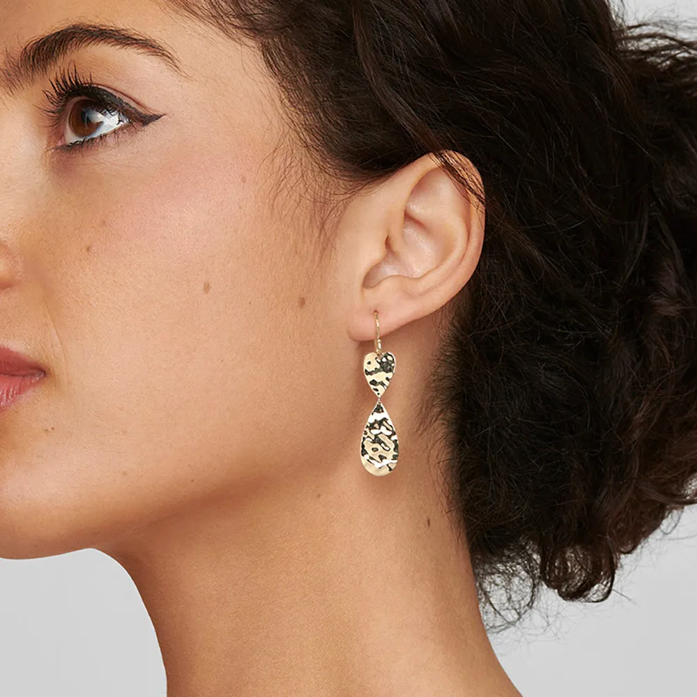 Crinkle Heart & Teardrop Dangle Earrings sold by Ippolita product image thumbnail 2