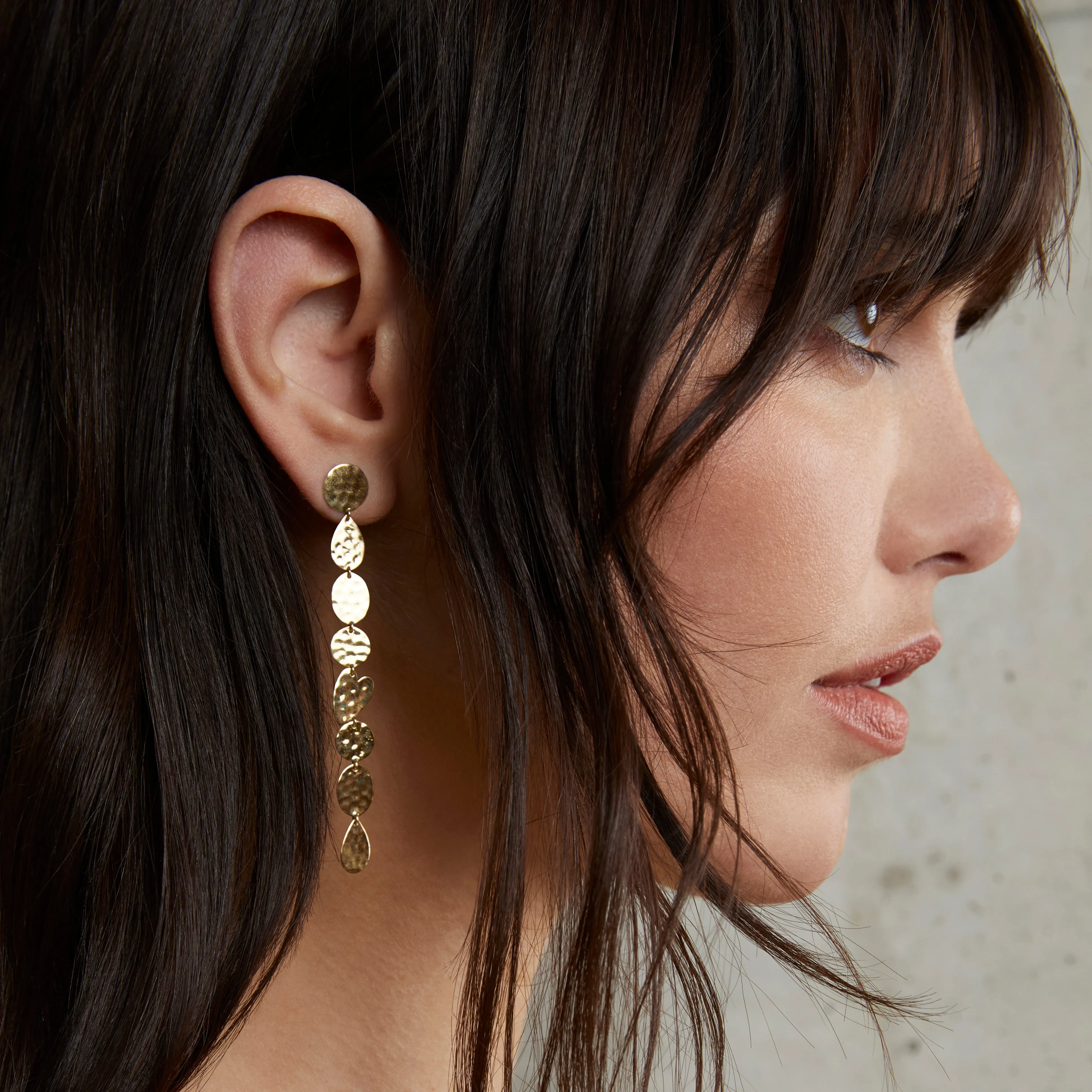 Crinkle Mixed Shape Linear Heart Earrings sold by Ippolita product image thumbnail 4