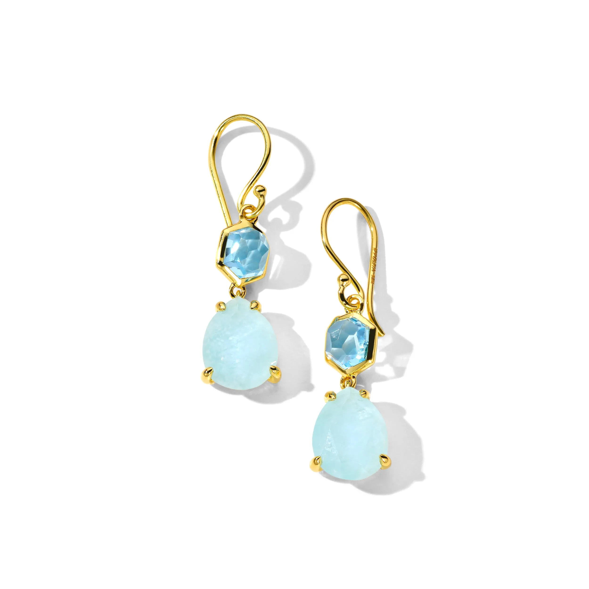 Small Snowman Multi Stone Earrings sold by Ippolita