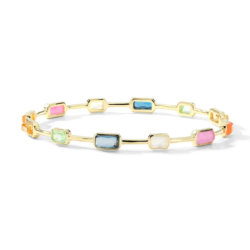 Gelato Thin-Stone Bangle Bracelet made by Ippolita