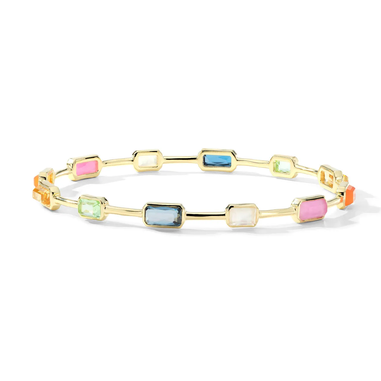 Gelato Thin-Stone Bangle Bracelet sold by Ippolita
