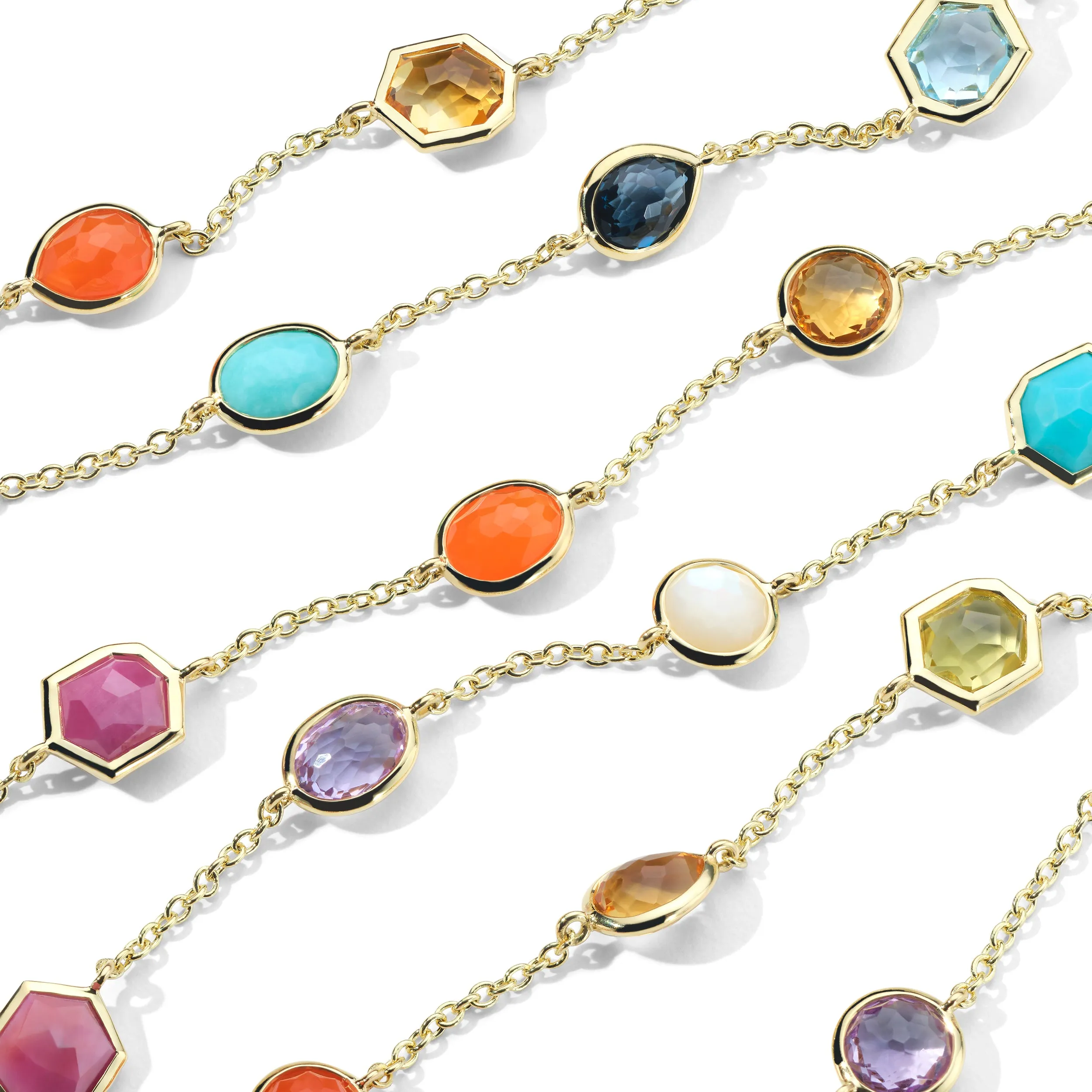 Stone Station Chain Necklace sold by Ippolita product image thumbnail 5