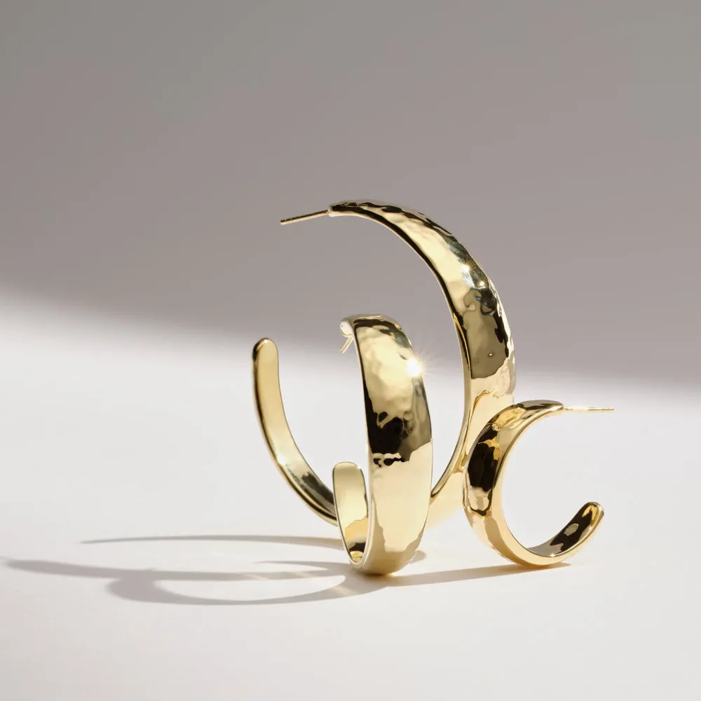 Hammered Hoop Earrings sold by Ippolita product image thumbnail 3