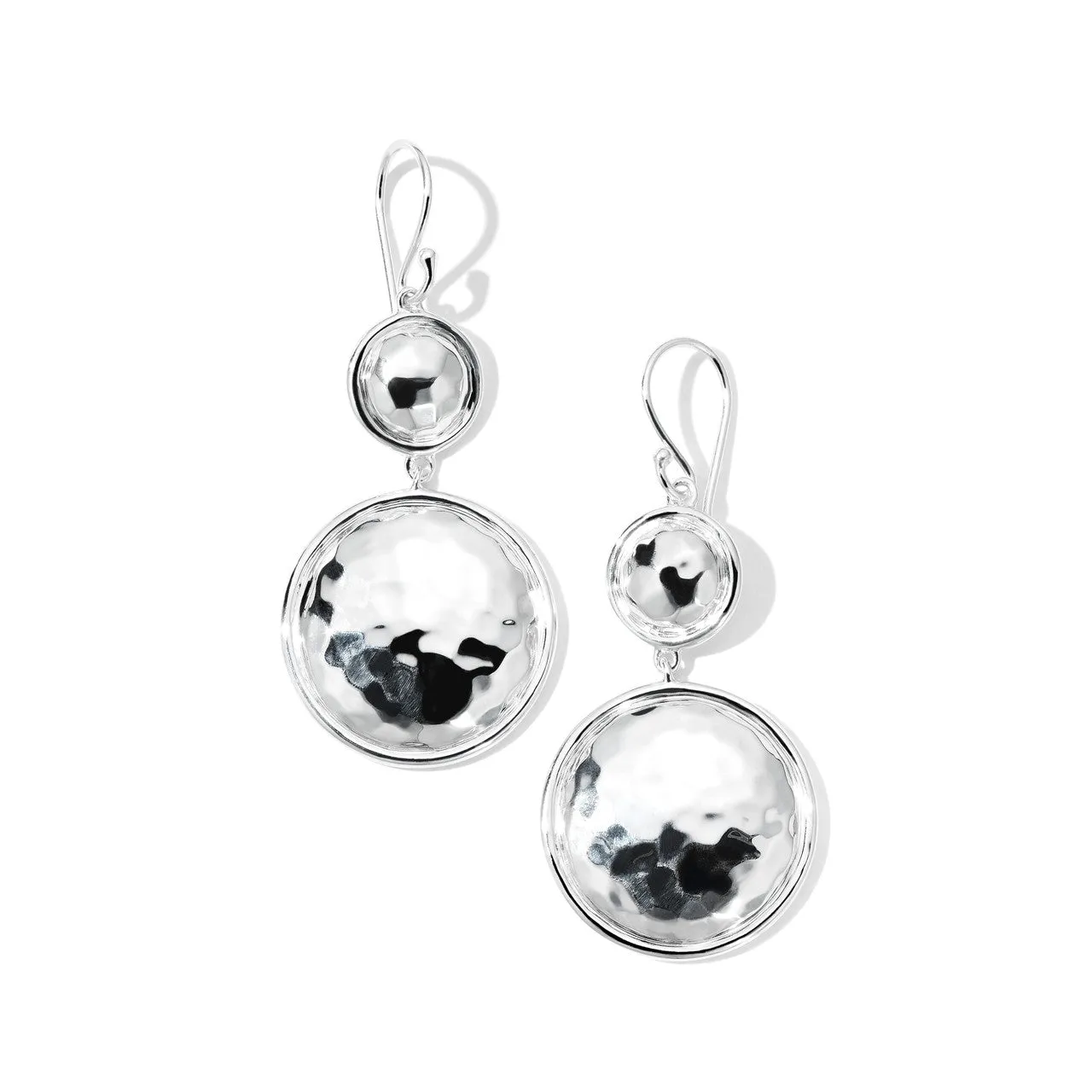 Medium Hammered Snowman Earrings sold by Ippolita
