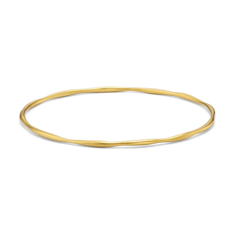 Matte Squiggle Bangle made by Ippolita