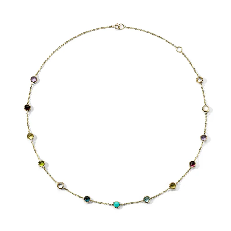 13-Stone Station Confetti Necklace sold by Ippolita