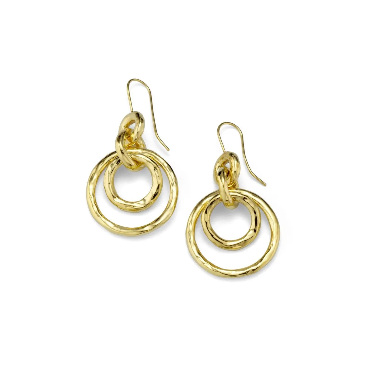 Puffy Hammered Jet Set Earrings sold by Ippolita
