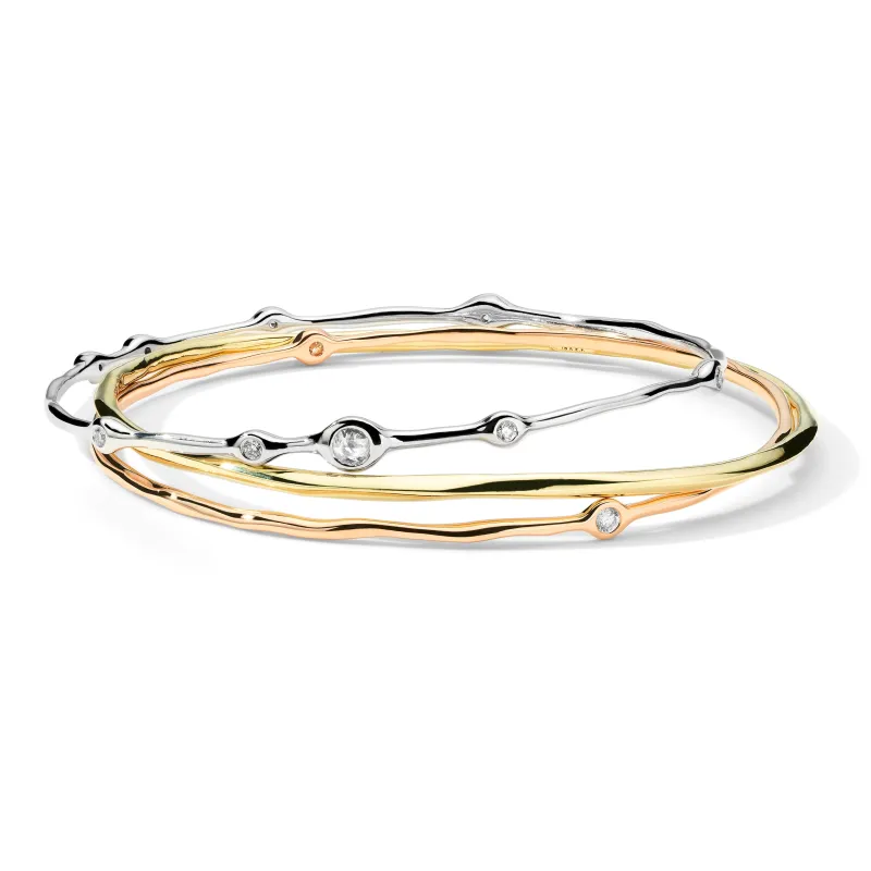 Superstar Bangle Stack (.59ctw) sold by Ippolita