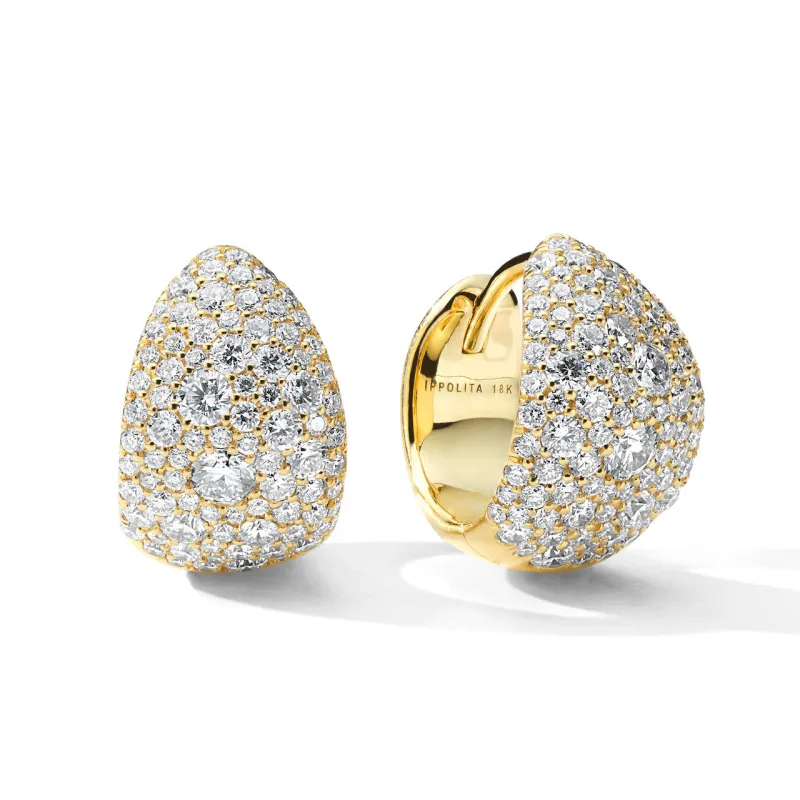 Small Organic Hoop Earrings (1.94 ctw) sold by Ippolita