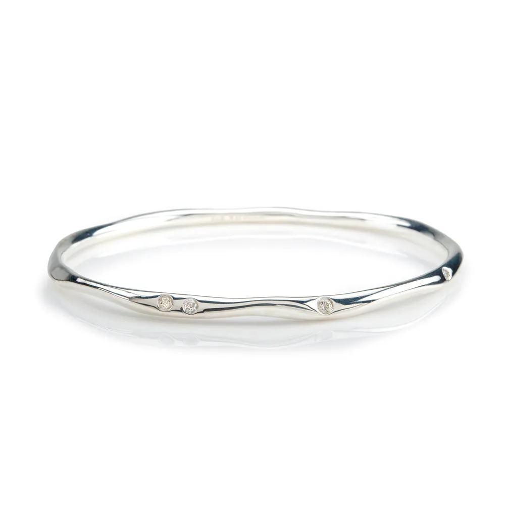 Rain Pave Diamond Bangle (0.52ctw) sold by Ippolita