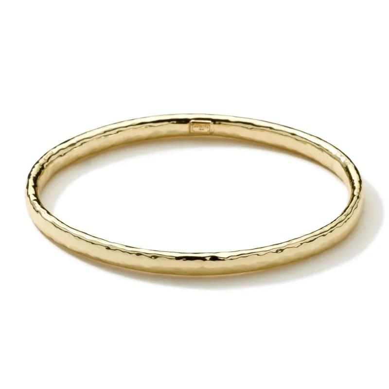 Flat Hammered Bangle Bracelet made by Ippolita