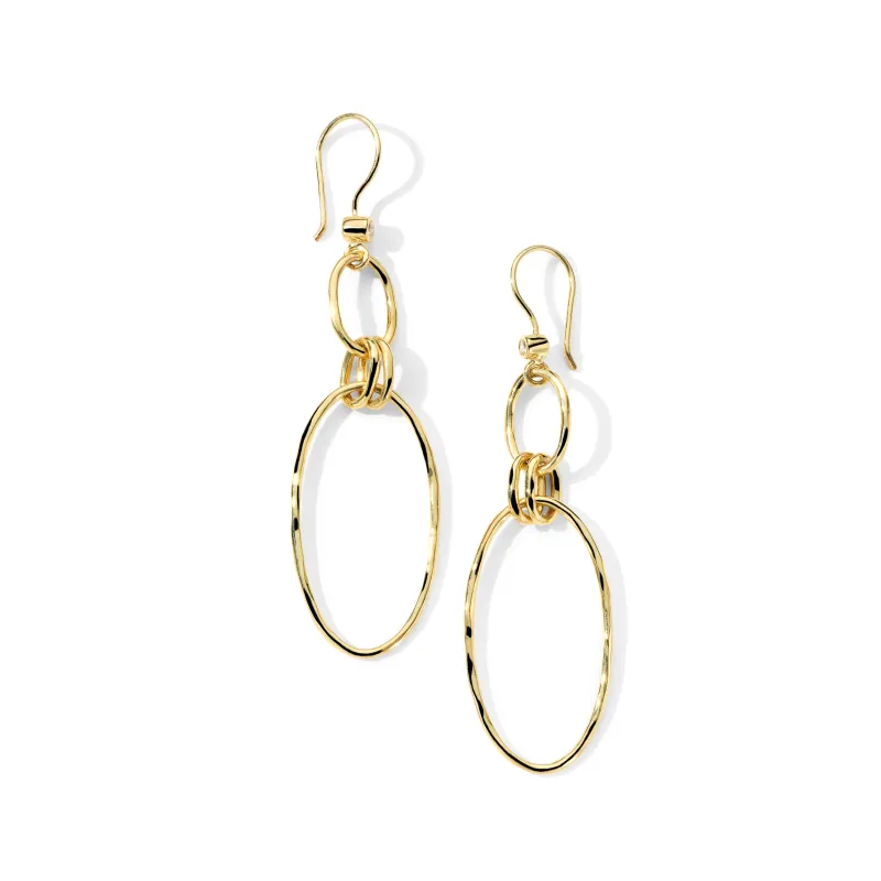 Linear Squiggle Link Earrings (.05ctw) made by Ippolita