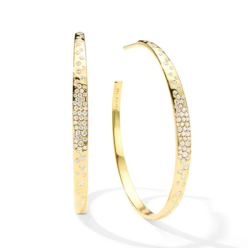 Medium Crinkle Hoop Earrings (.56ctw) sold by Ippolita