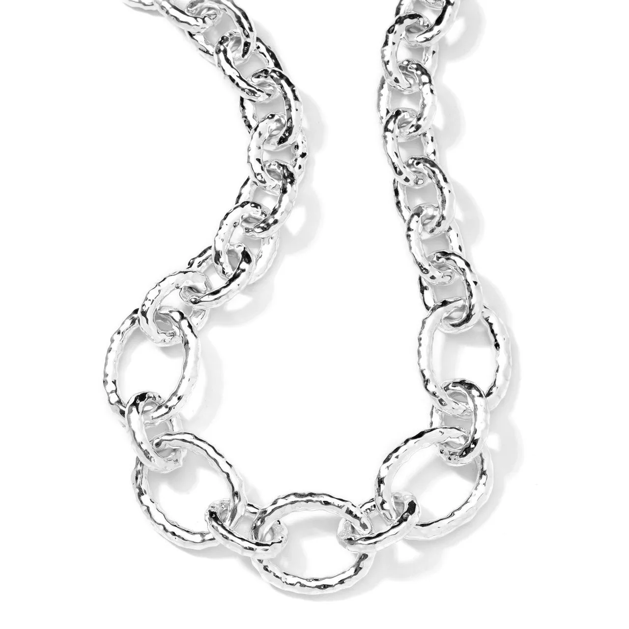 Large Linked Hammered Bastille Necklace sold by Ippolita product image thumbnail 2