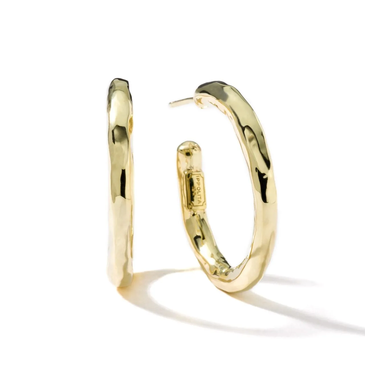 Small Hammered Hoop Earrings sold by Ippolita product image thumbnail 4