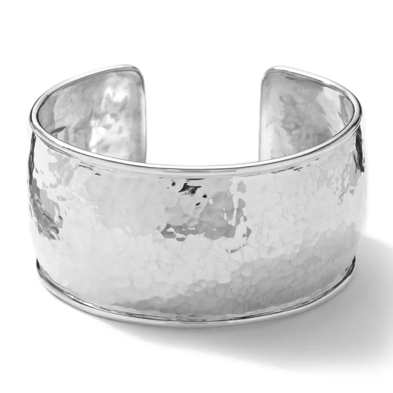 Goddess Statement Hammered Cuff Bracelet made by Ippolita