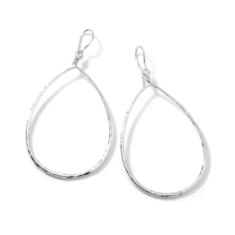 Hammered Teardrop Earrings made by Ippolita