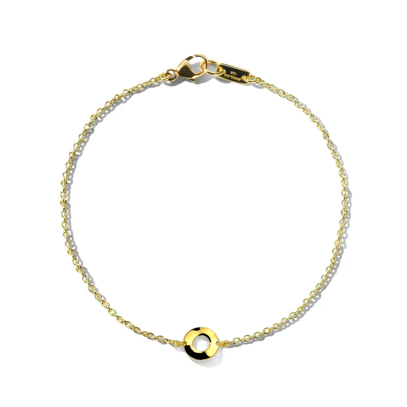 Single Mini Wavy Circle Bracelet made by Ippolita