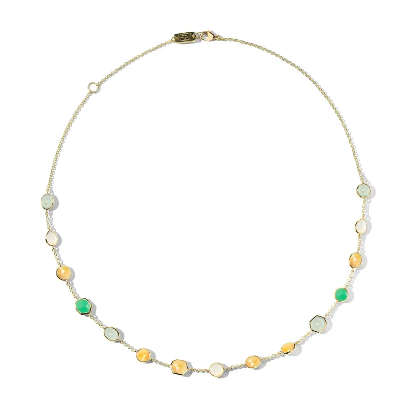 15-Stone Station Chain Necklace made by Ippolita