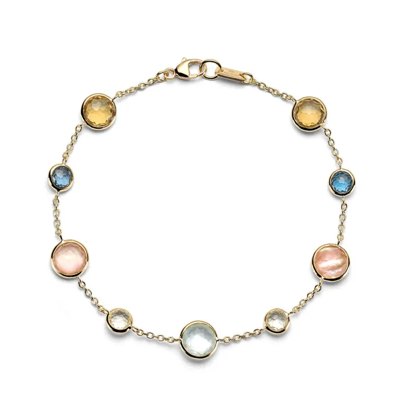 9-Stone Link Bracelet made by Ippolita