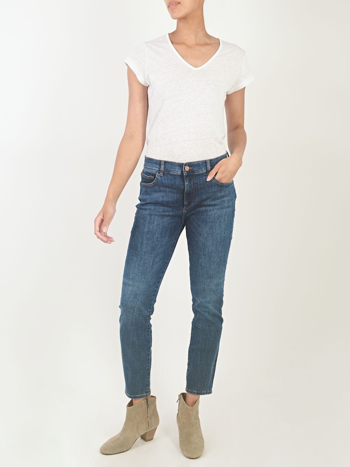 Florence Skinny Mid-Rise Denim Jeans sold by iris product image thumbnail 5