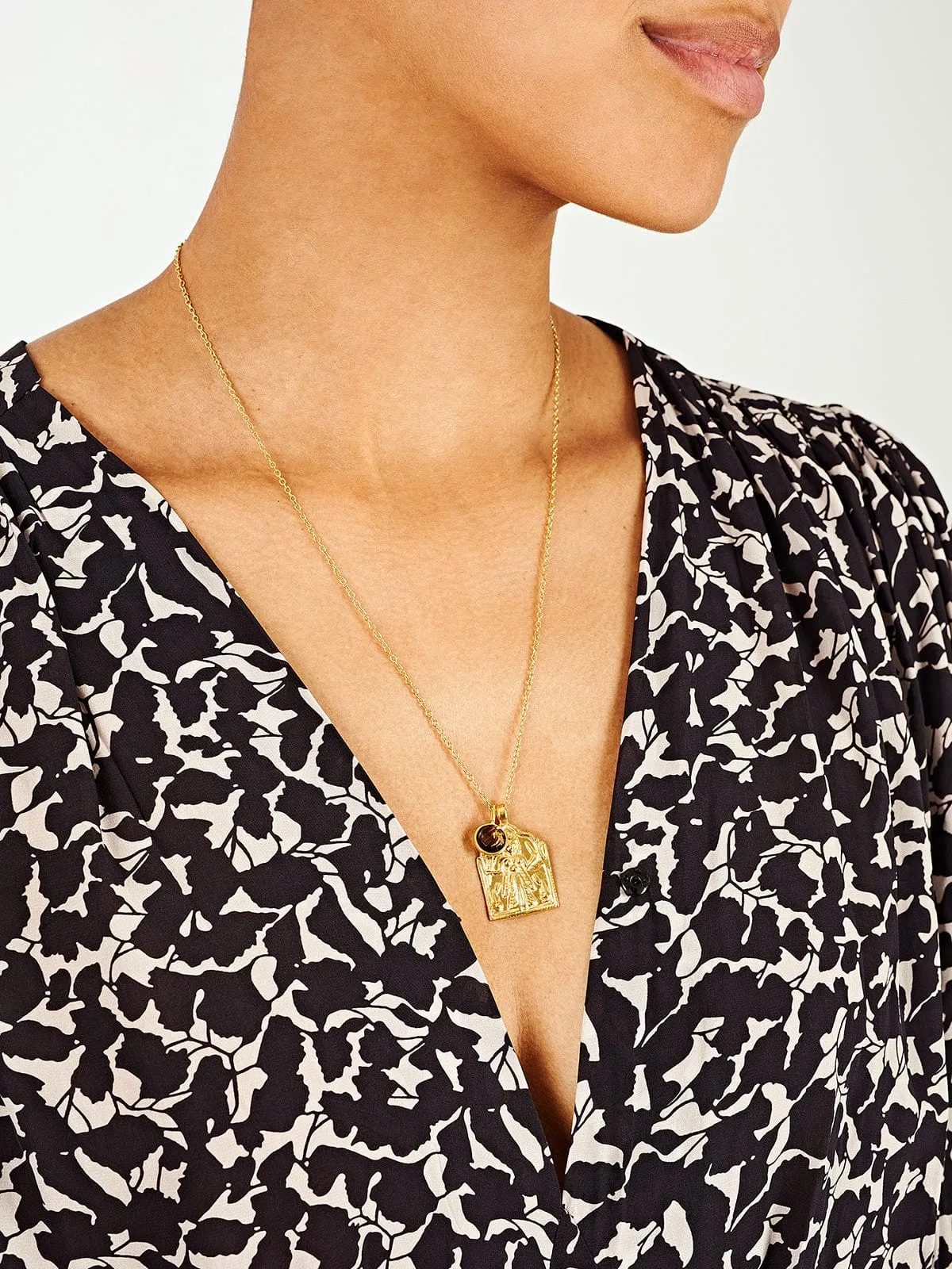 Goddess Tribal Moon Bead Necklace sold by iris product image thumbnail 2