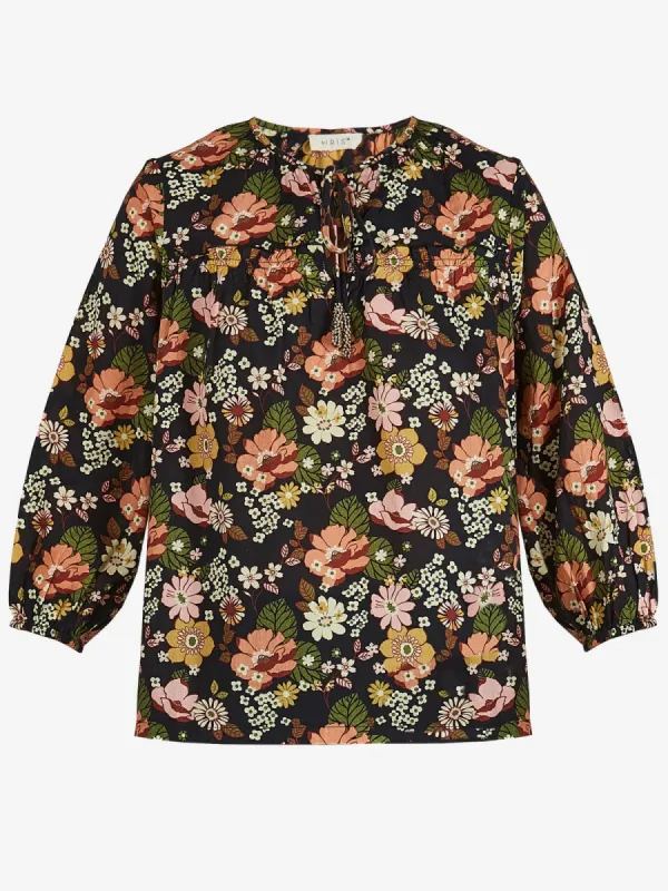 Isobel Vintage Print Top sold by iris