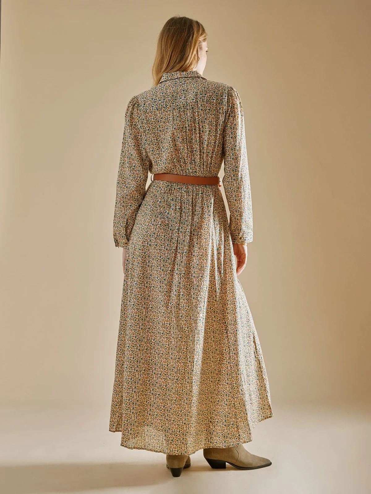 Seren Dress – Cream sold by iris product image thumbnail 3