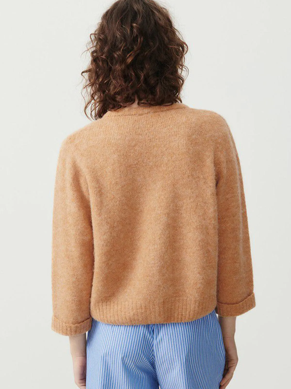 East Button Cardigan – Camel sold by iris product image thumbnail 3
