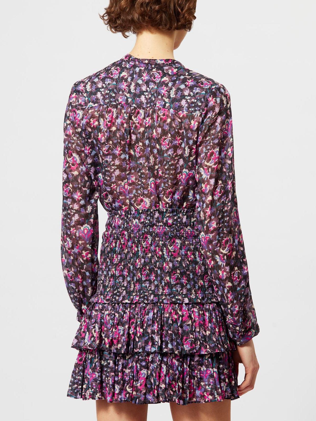 Maria Printed Top- Midnight sold by iris product image thumbnail 3