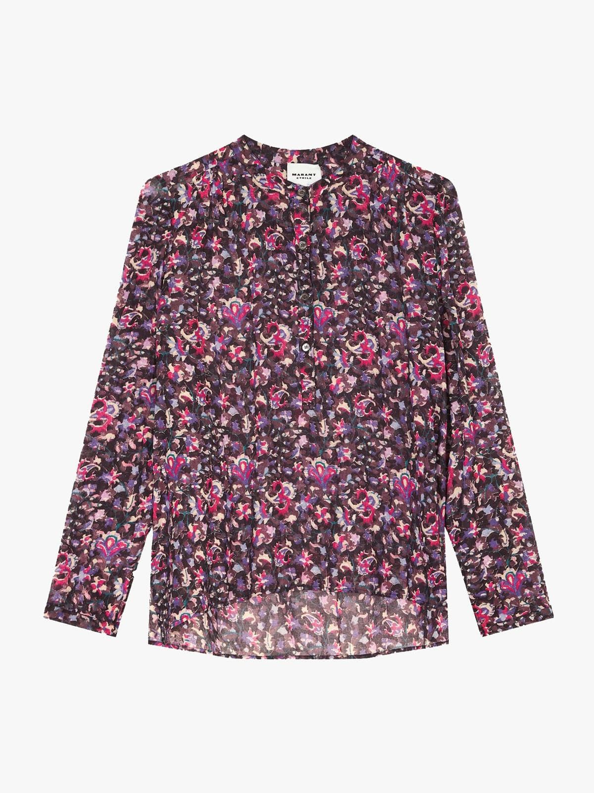 Maria Printed Top- Midnight sold by iris