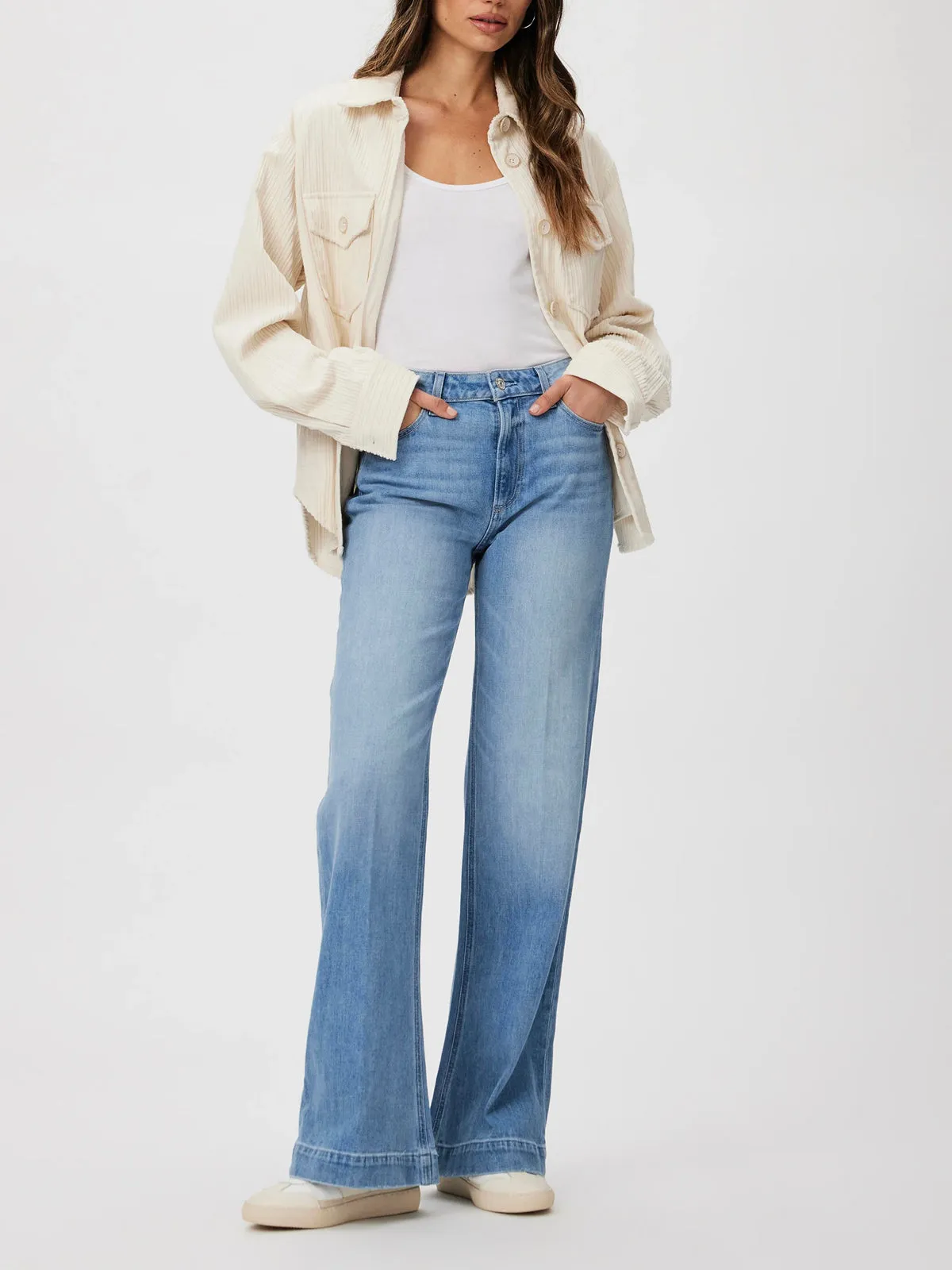 Leenah Wide Leg Jeans - Denim sold by iris product image thumbnail 3
