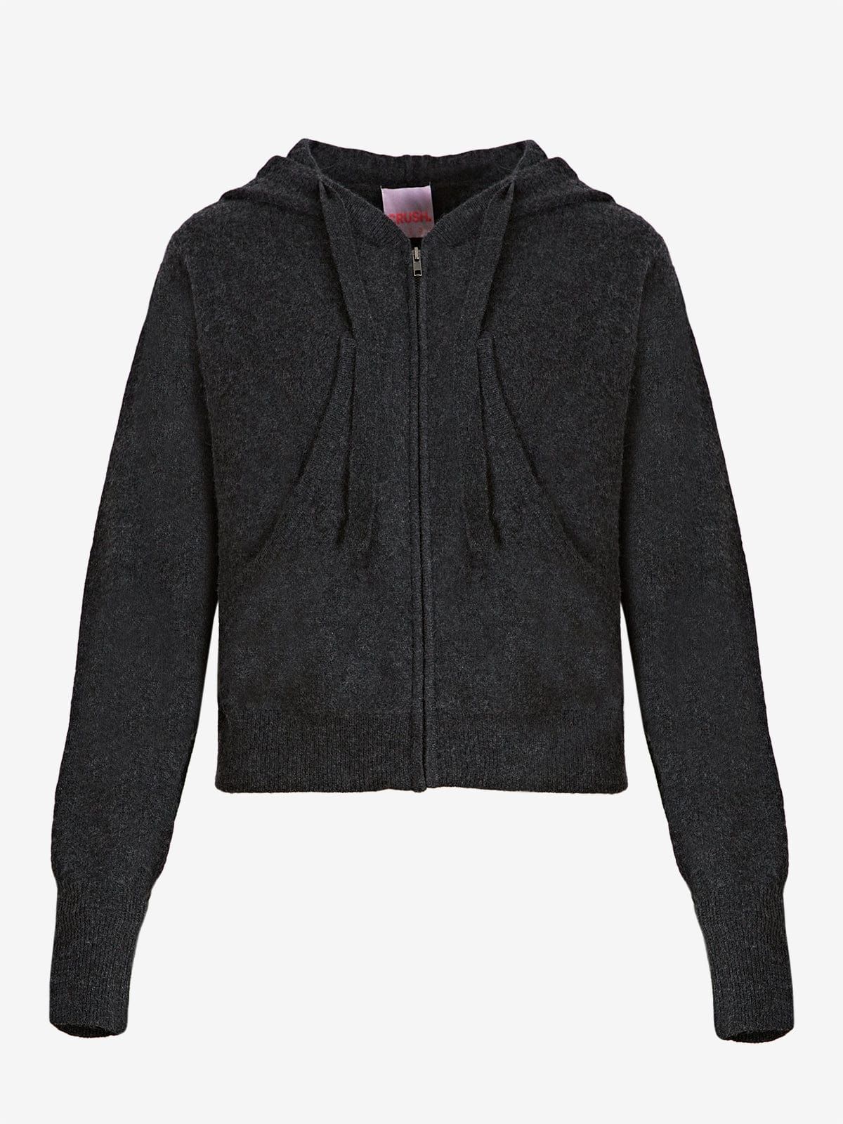 Rio Hoodie Knit- Dark Grey sold by iris