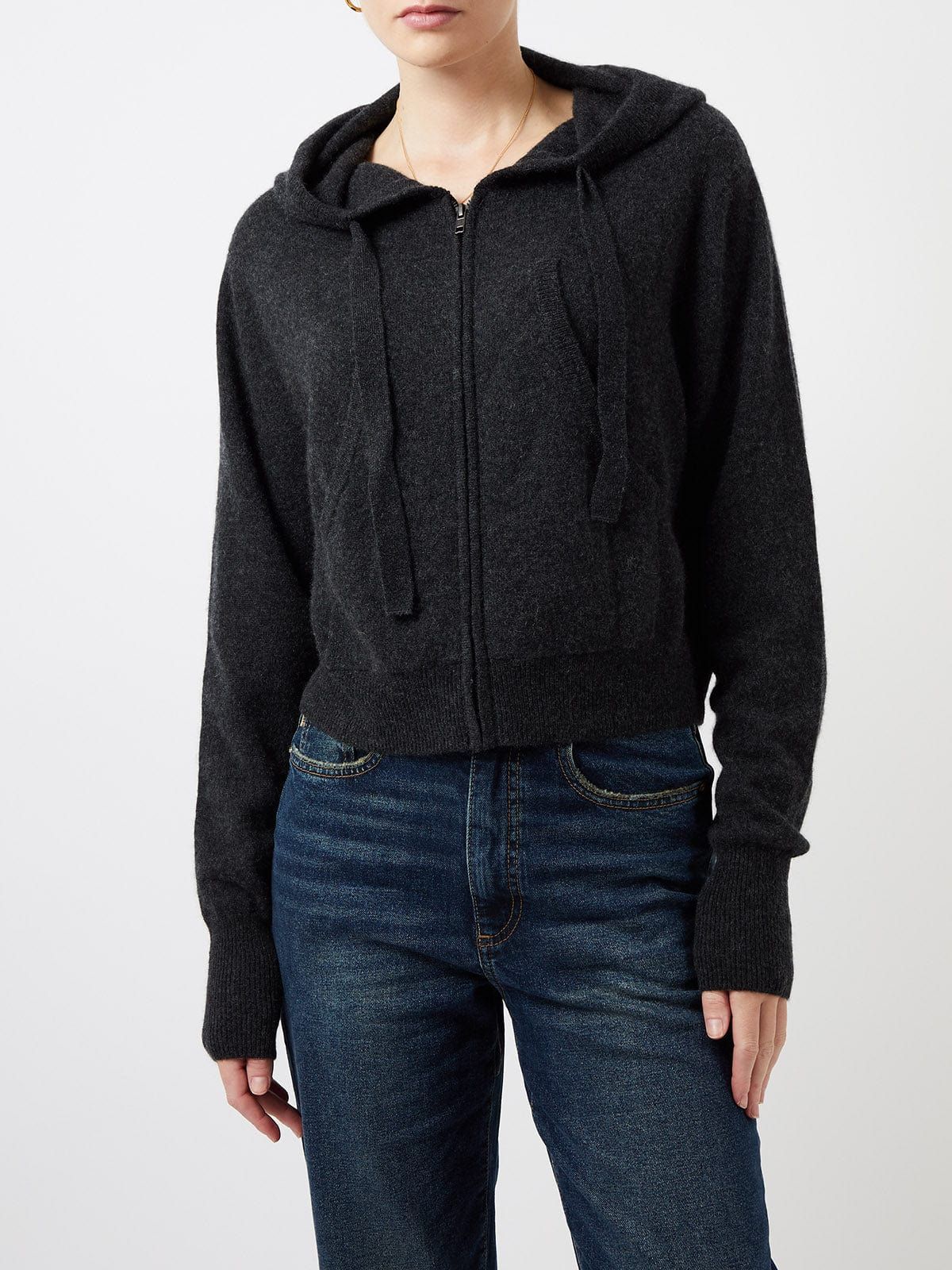 Rio Hoodie Knit- Dark Grey sold by iris product image thumbnail 2