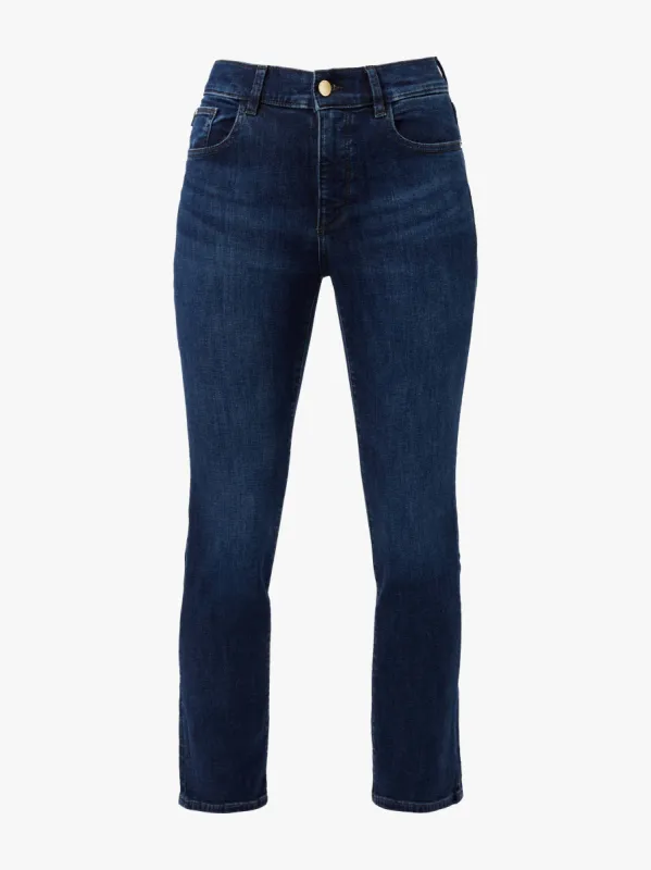 Mara Straight Jean- Dark Denim sold by iris