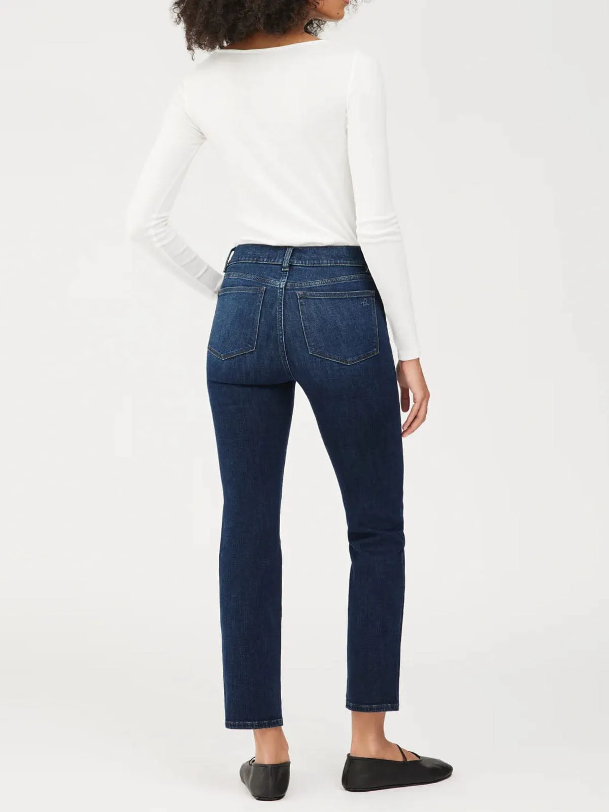 Mara Straight Jean- Dark Denim sold by iris product image thumbnail 3