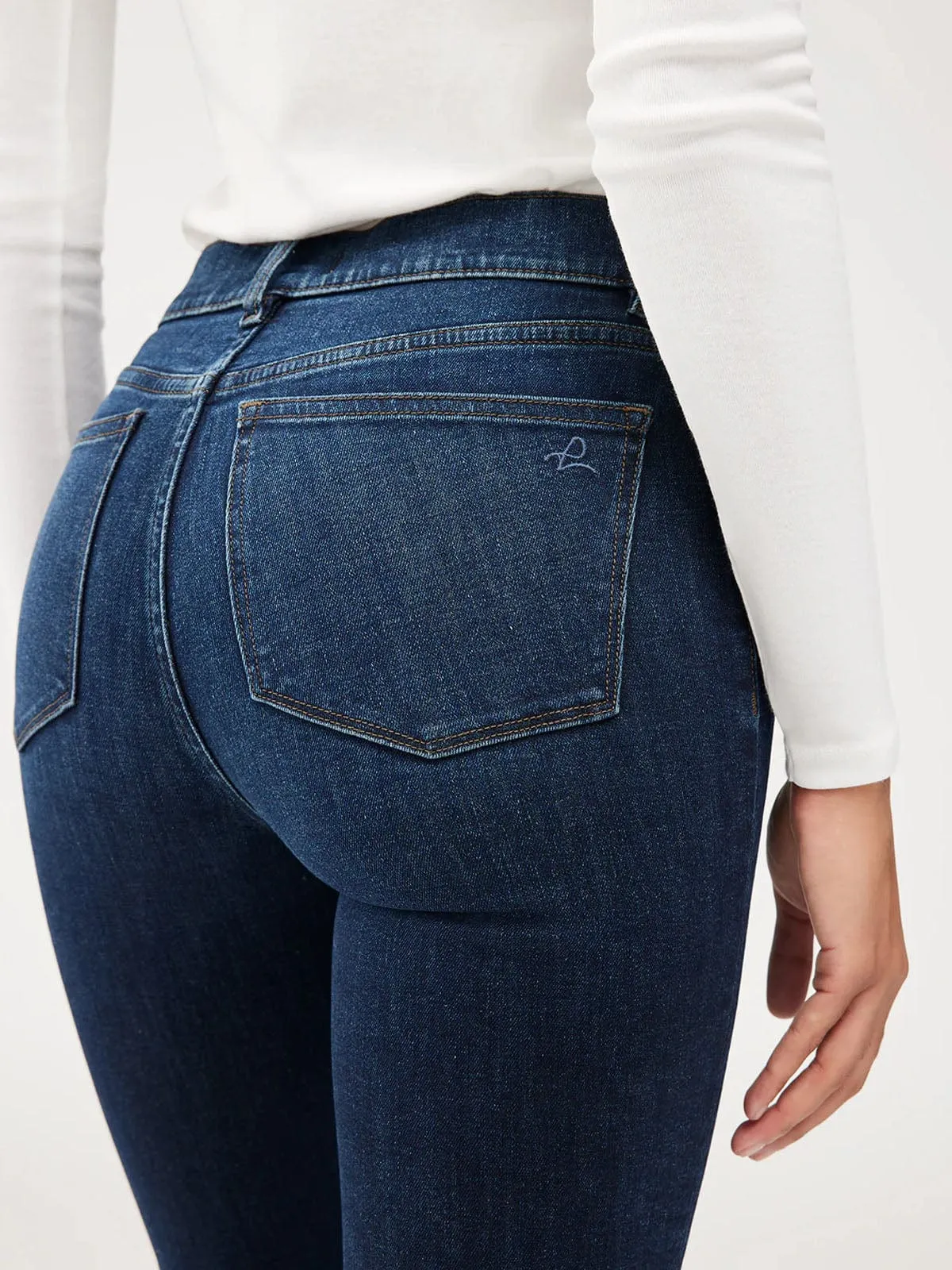 Mara Straight Jean- Dark Denim sold by iris product image thumbnail 5