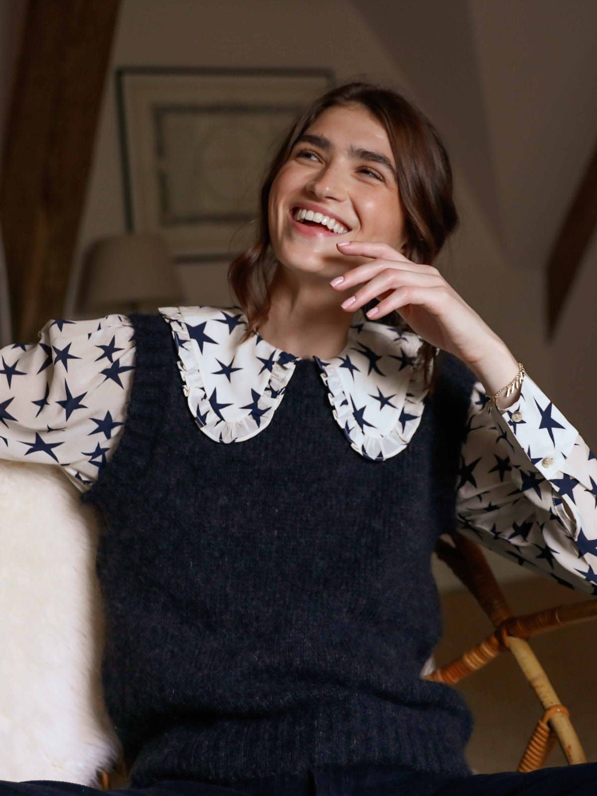 Skyla Knitted Vest sold by iris