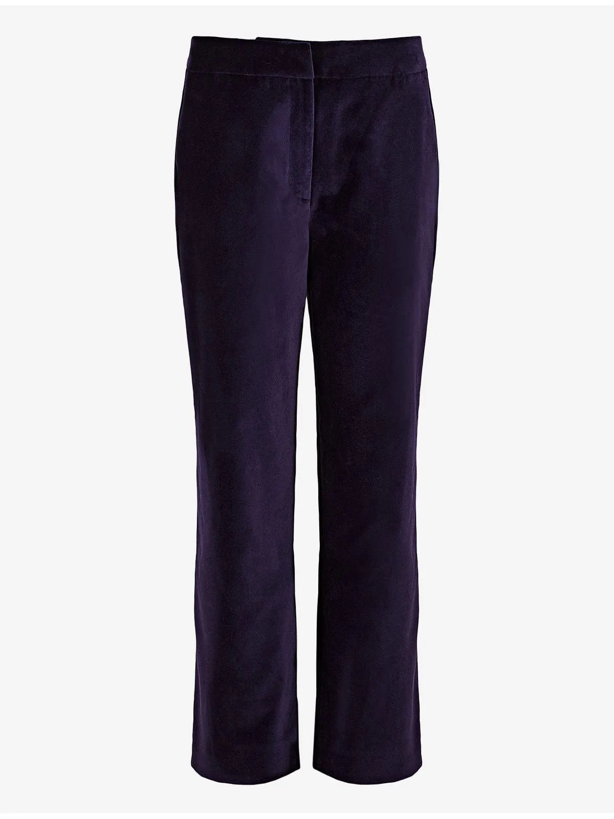 Odette Navy Velvet Trousers sold by iris product image thumbnail 3